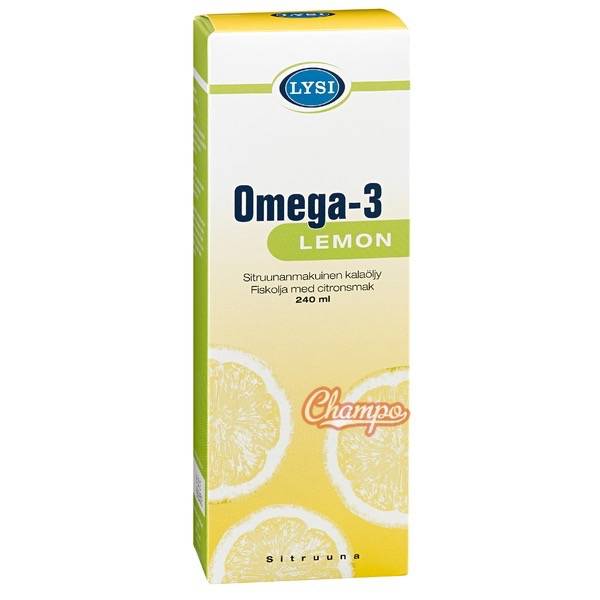 ОМЕГА - 3 со вкусом лимона фл 240мл