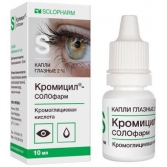 Кромицил-Солофарм капли глазные 2% 10мл