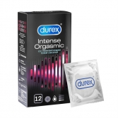 Дюрекс (Durex) Intense Orgasmic презервативы №12 с ребристой и точечной структурой 