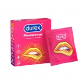 Дюрекс (Durex) Pleasuremax презервативы №3 с ребрами и пупырышками