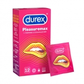 Дюрекс (Durex) Pleasuremax презервативы №12 с ребрами и пупырышками
